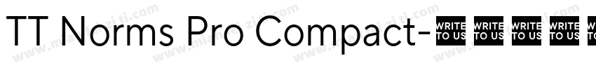 TT Norms Pro Compact字体转换